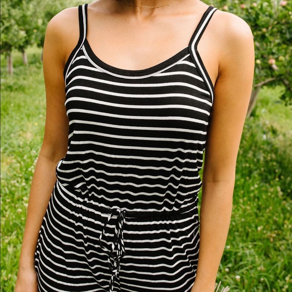 Play All Day Striped Jumpsuit - Picture 3 of 4